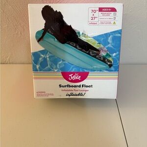 Justice Quick-Valve Inflatable Surfboard.  (I blackened out the too young girl)